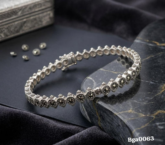 Marcasite Filigree Bangle