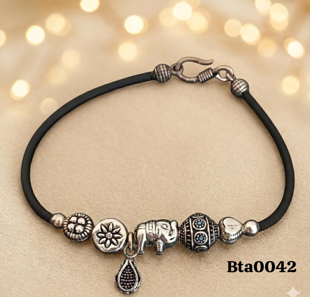 Elegant Charms Cord Bracelet