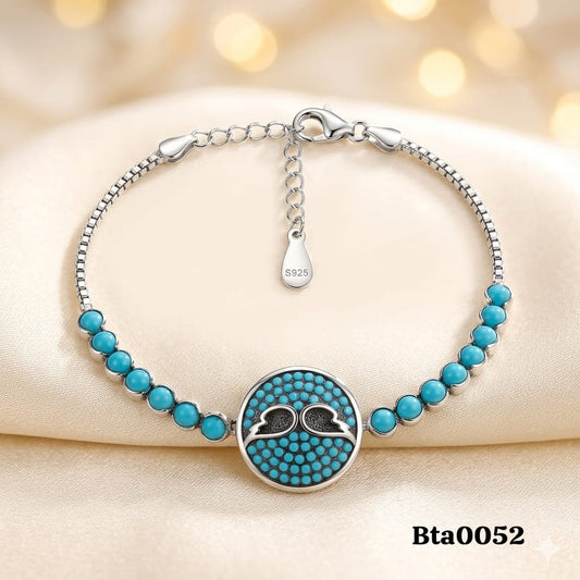 Elegant Turquoise-Style Bracelet
