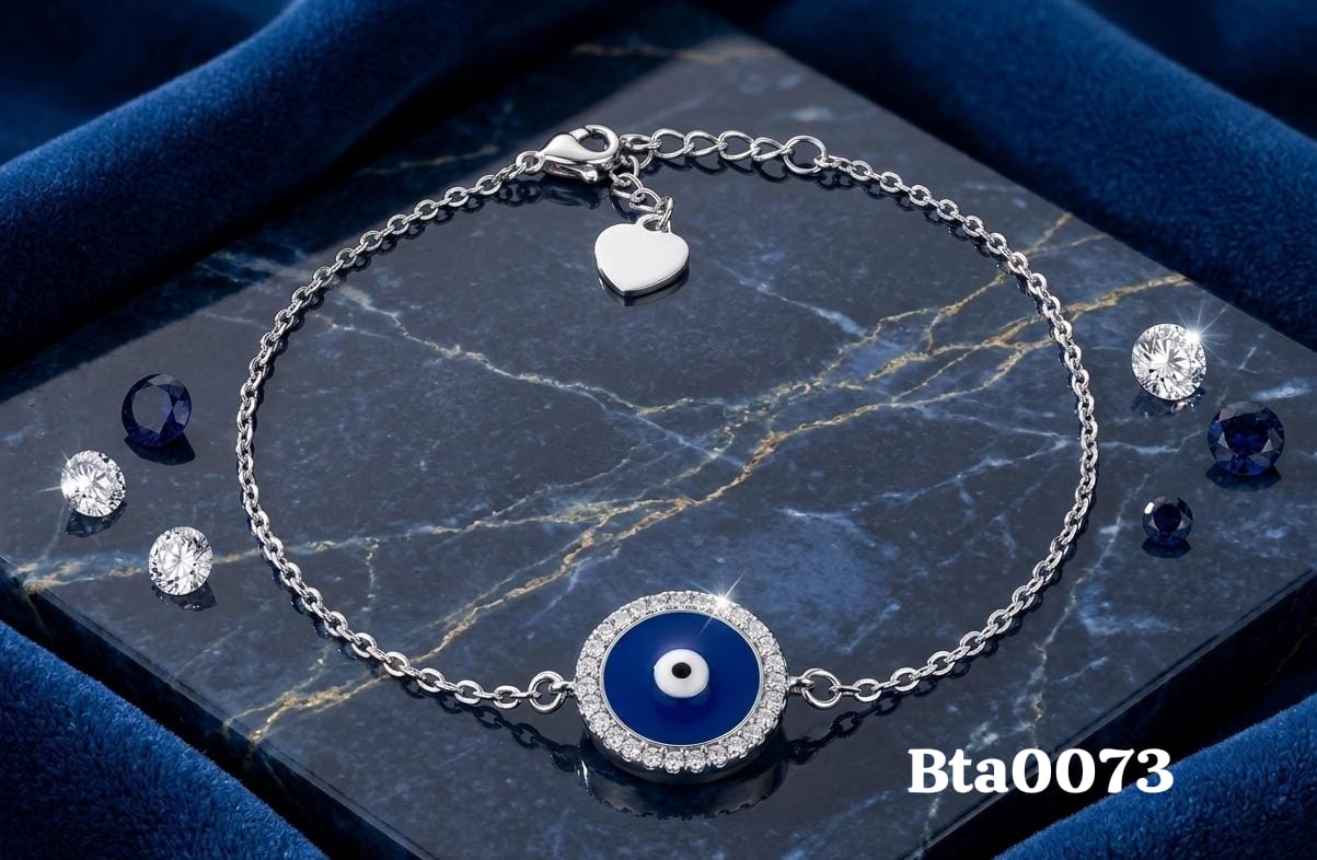 Elegant Circular Evil Eye Bracelet