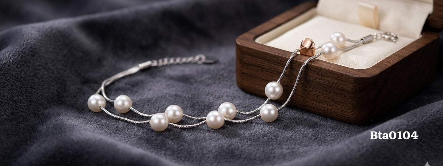Double Layer Pearl Bracelet