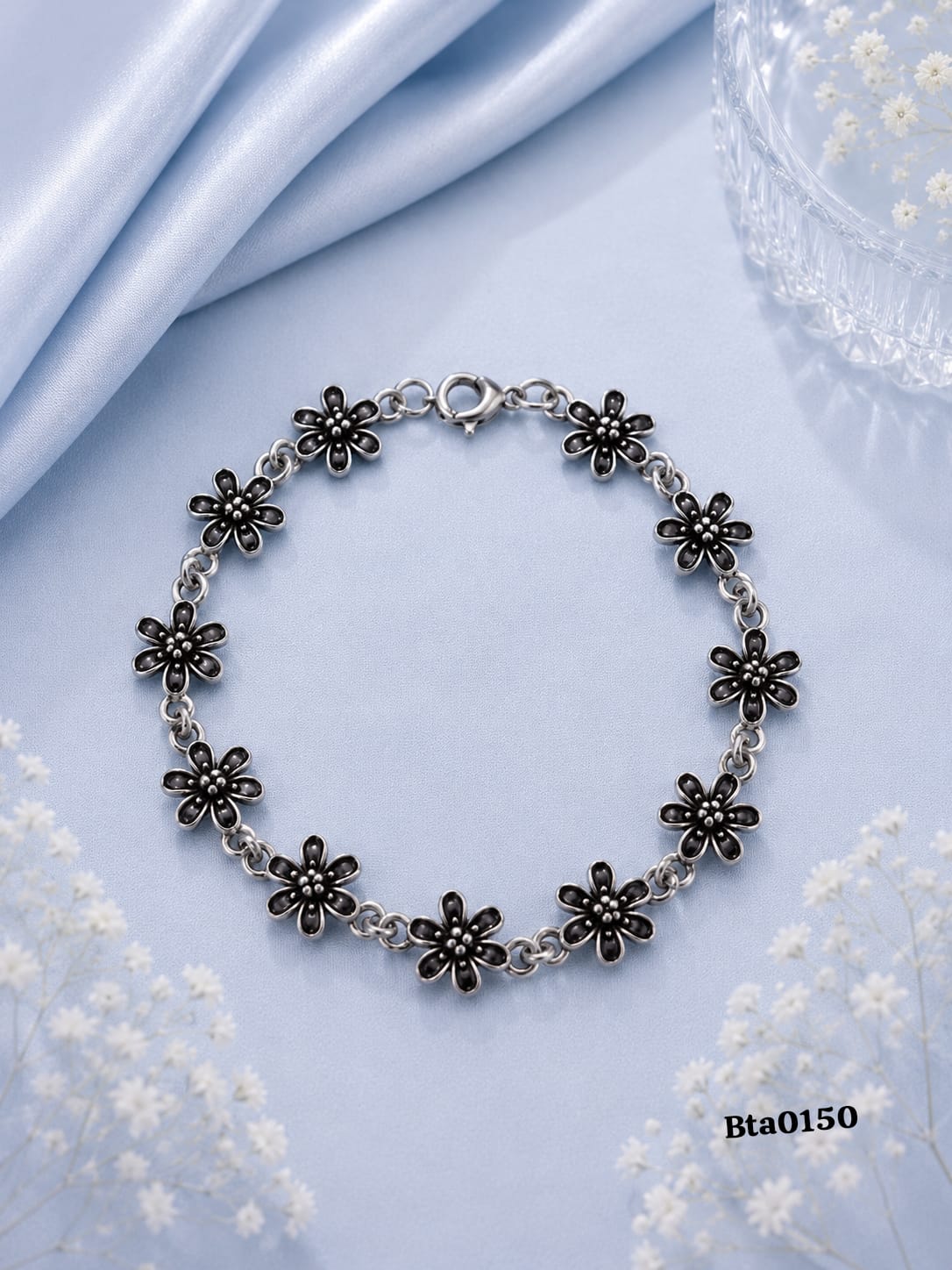 Floral Link Bracelet