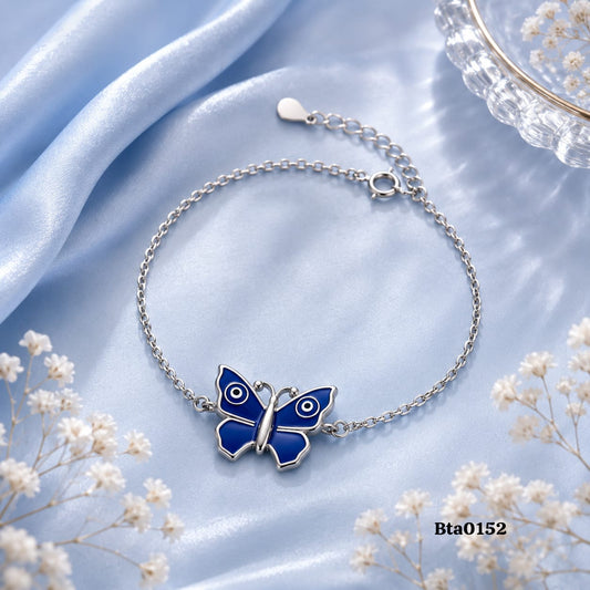 Butterfly Evil Eye Bracelet