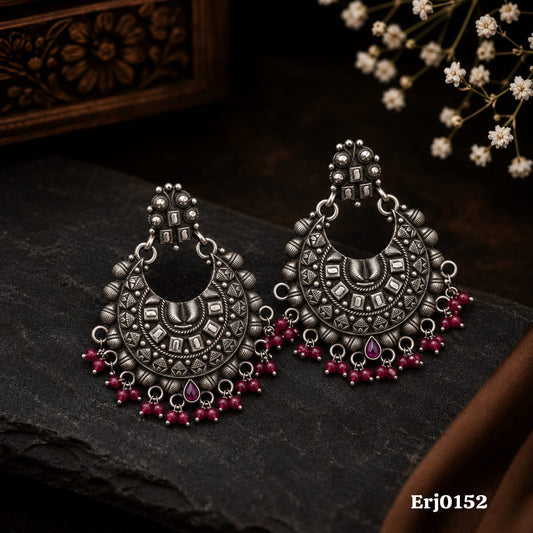 Crescent Moon Statement Earrings