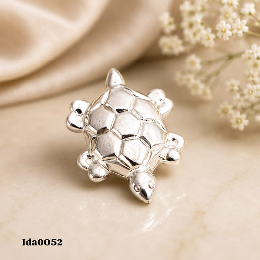 Decorative Silver Turtle 1.5 Inch