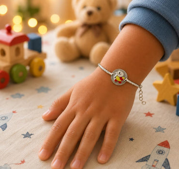 Charming 92.5 Sterling Silver Kids' Bracelet – Bird Character Charm