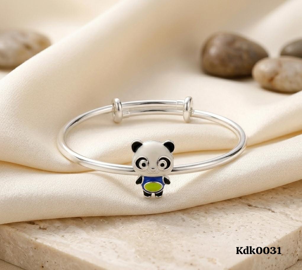 Panda Charm 92.5 Sterling Silver Kada
