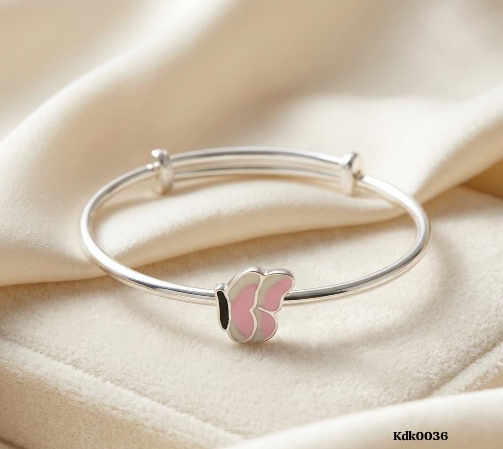 Butterfly Charm 92.5 Sterling Silver Kada