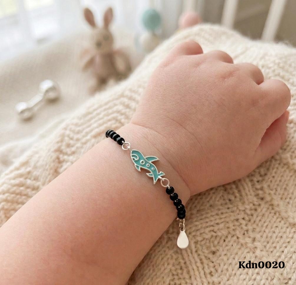 Kids Sterling Silver Light Blue Shark Nazaria