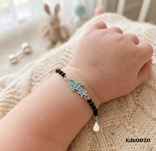 Kids Sterling Silver Light Blue Shark Nazaria