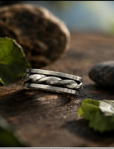 Sterling Silver Spinner Ring