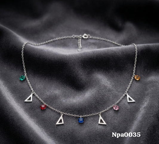 Multi-Color Charm Necklace