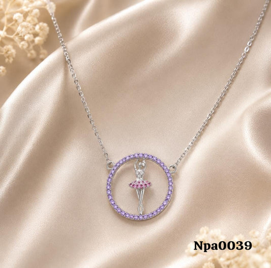 Ballerina Pendant Necklace