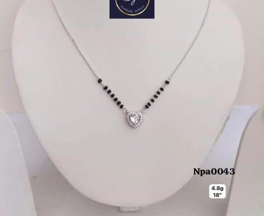 Heart Pendant Mangalsutra