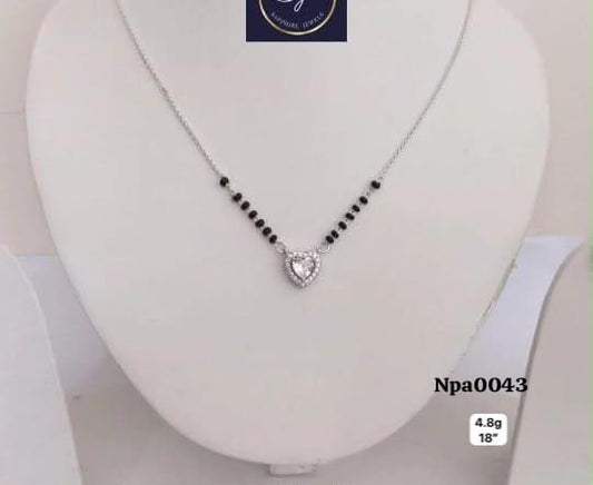 Heart Pendant Mangalsutra