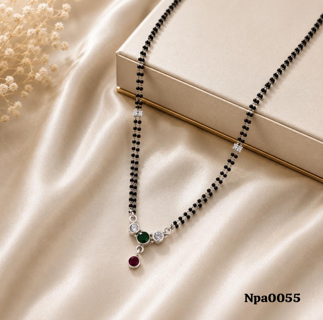 Multi-Stone Mangalsutra Necklace