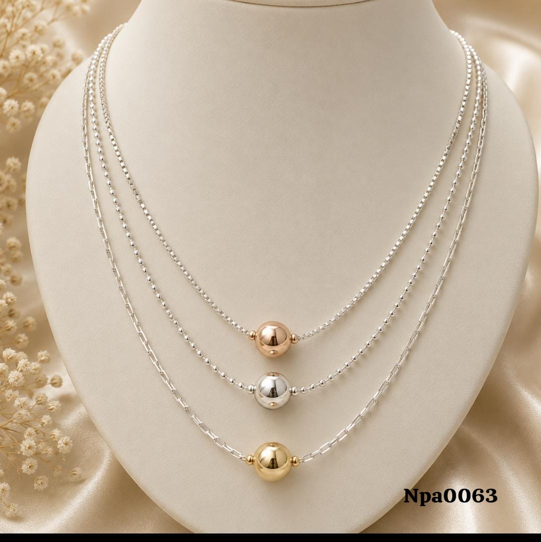 Multi-Layered Accent Necklace