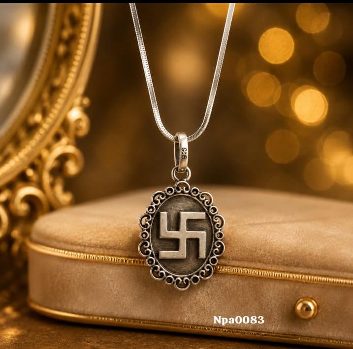Swastika Pendant Necklace