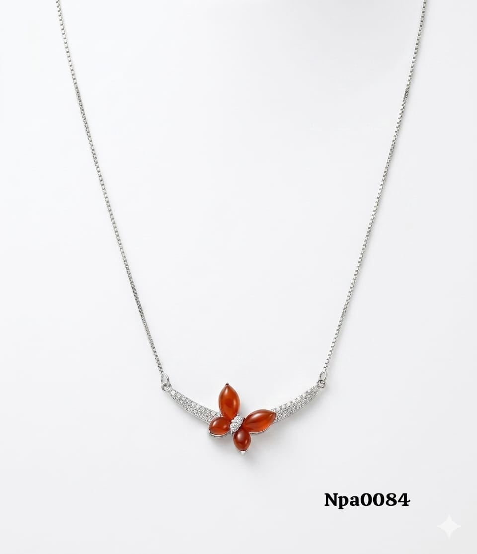 Butterfly Motif Necklace