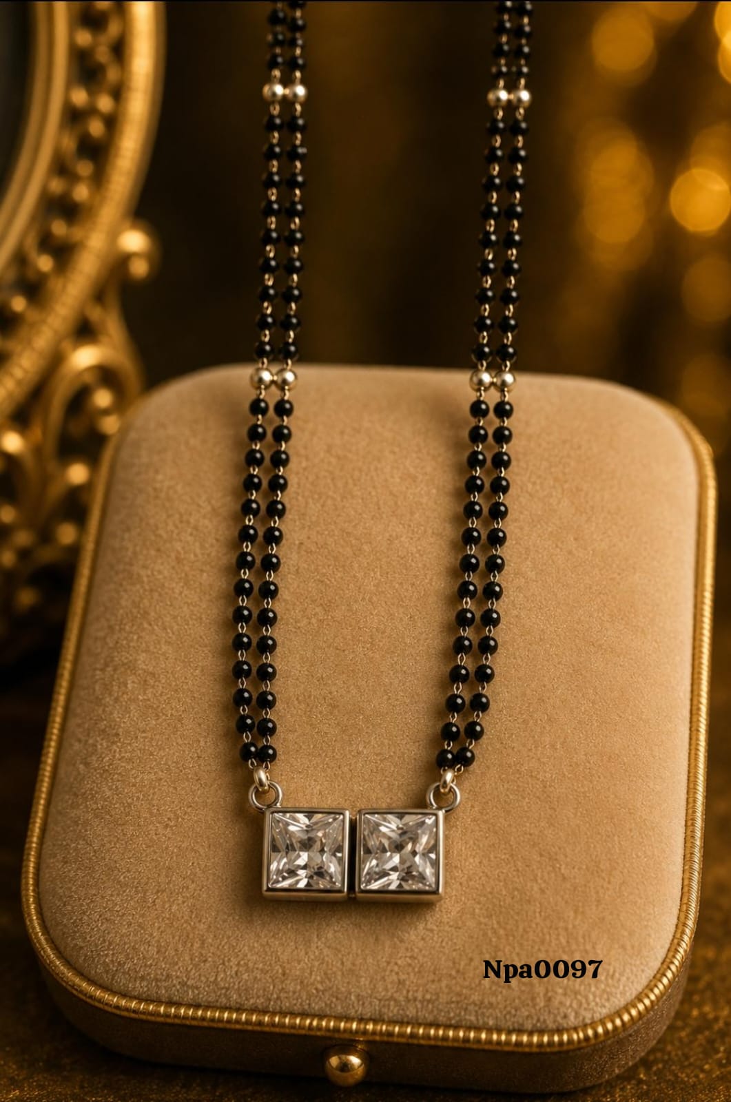 Double-Stone Mangalsutra