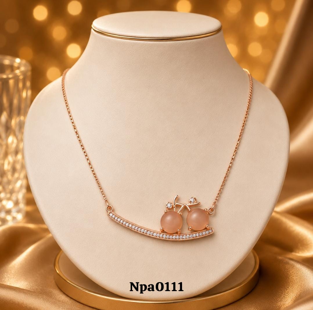 Cherry Design Necklace