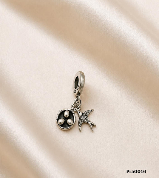 Bird Nest Dangle Charm