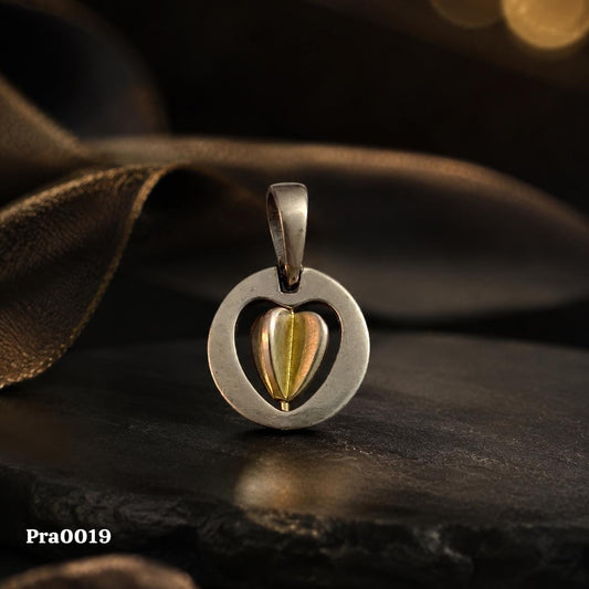 Heart-in-Circle Dangle Charm