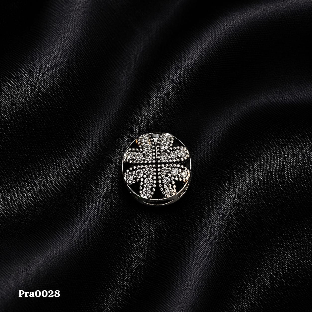 Sparkling Four-Leaf Clover Charm