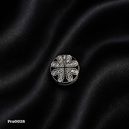 Sparkling Four-Leaf Clover Charm
