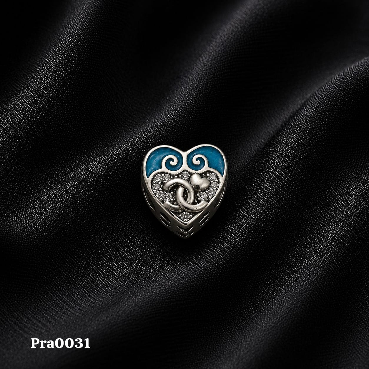 Embossed Heart Charm