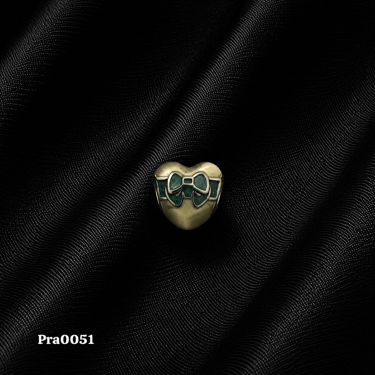 Heart and Bow Charm