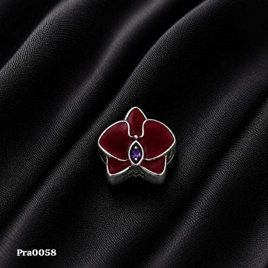Orchid Bloom Red Charm