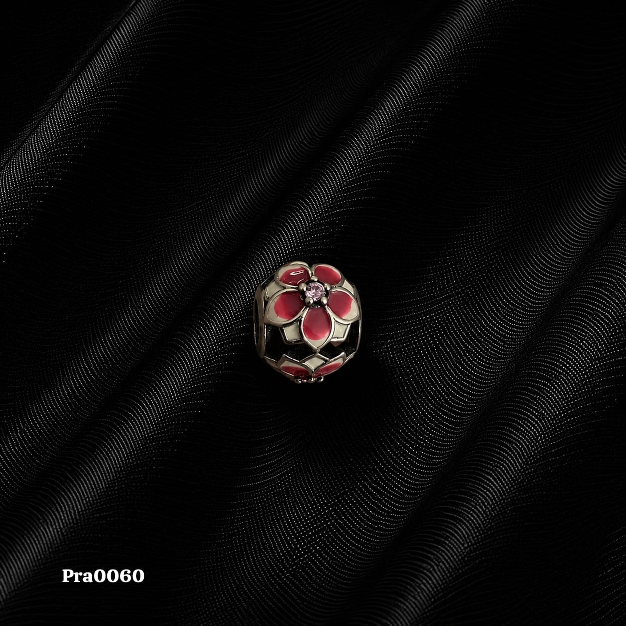 Enameled Floral Bloom Charm