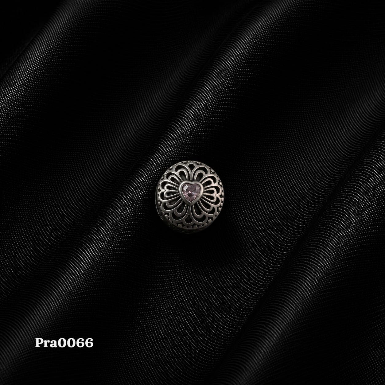 Filigree Heart Bloom Charm