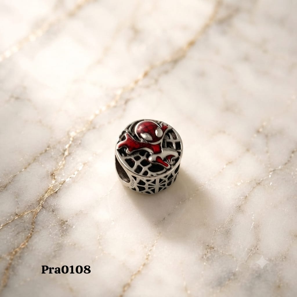 Superhero Spider Charm