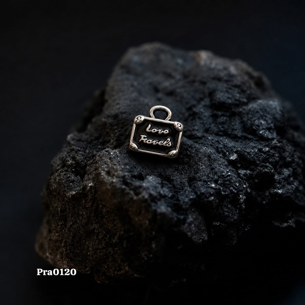 Love Travels" Suitcase Charm