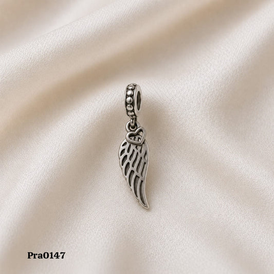 Angel Wing" Heart Charm