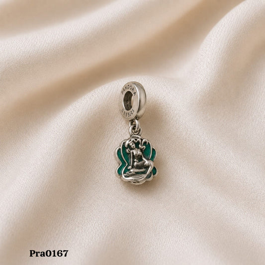 Mermaid in Shell" Charm