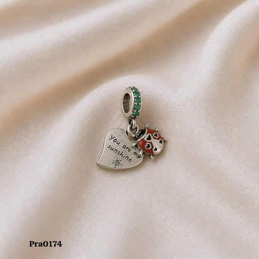 Sunshine Ladybug" Dangle Charm