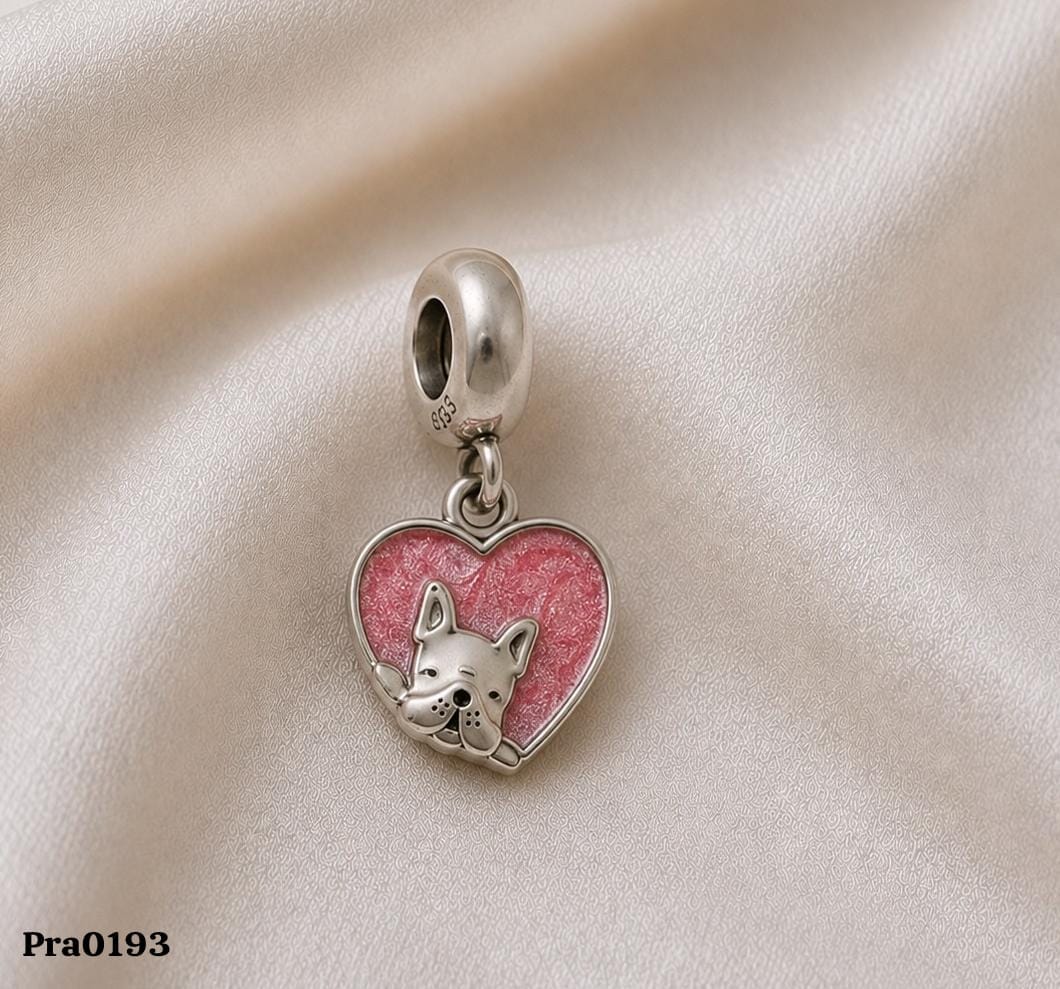Puppy Love" Heart Charm