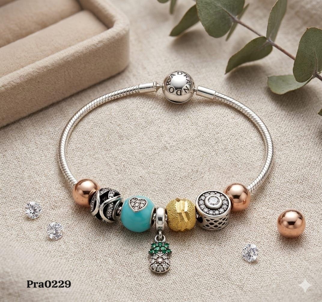 "Curated Mixed-Metal" Snake Chain Bracelet
