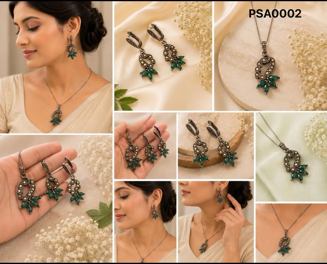 The Emerald Marquise Set