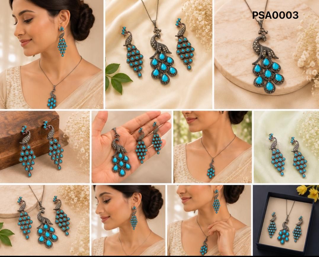 The Majestic Peacock Drop Set