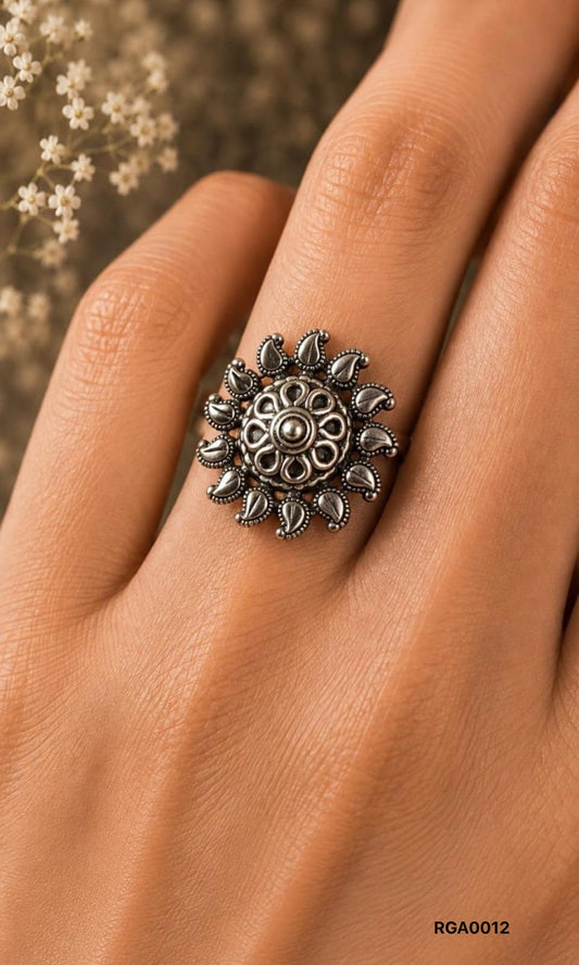 The Heritage Paisley Mandala Ring