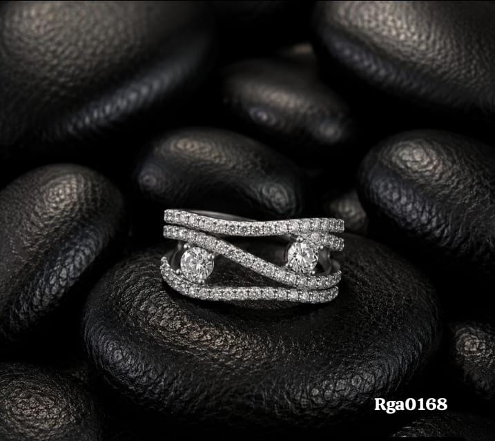 Crisscross Band Ring