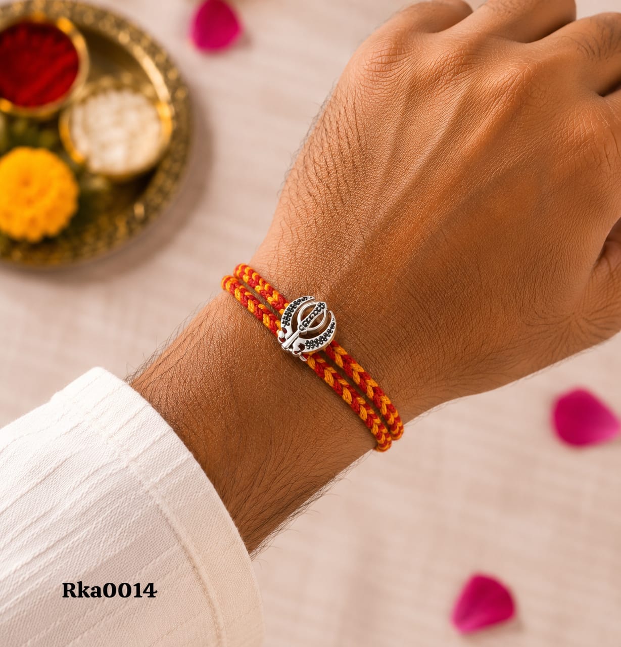 Khanda Silver Rakhi