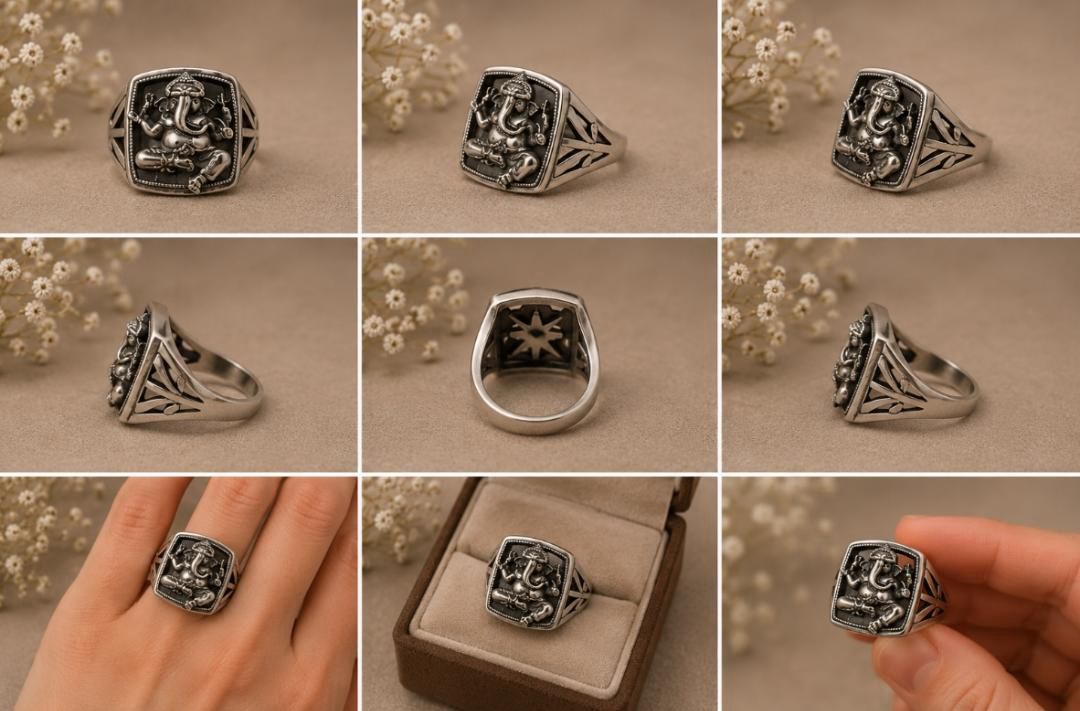 Lord Ganesha Signet Ring