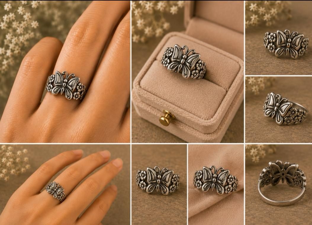 Secret Garden Butterfly Ring