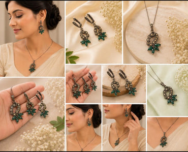 The Emerald Marquise Set