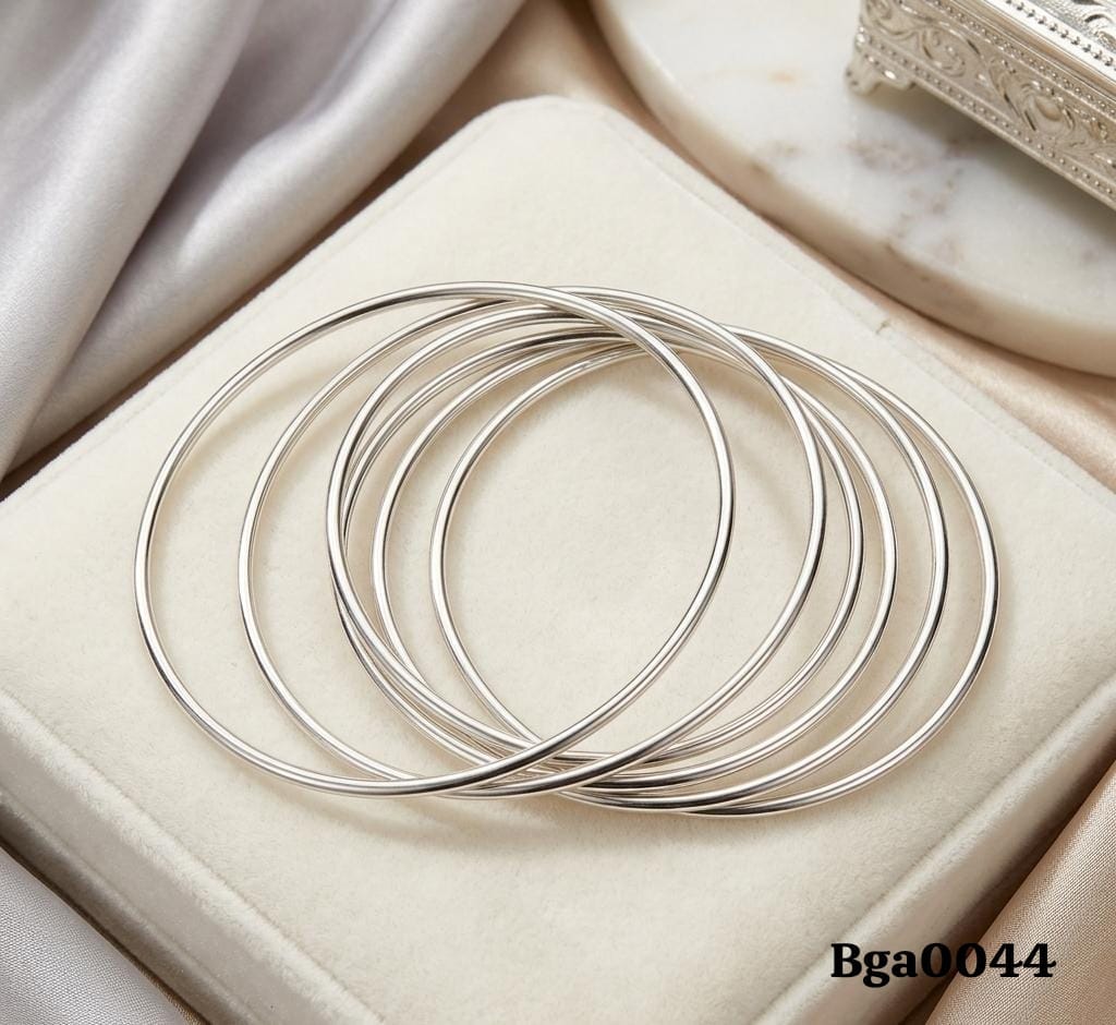 Classic Plain Bangle Set
